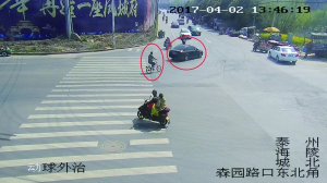 驾车要当心 “碰瓷”人竟自断手指 驾车要当心 “碰瓷”人竟自断手指